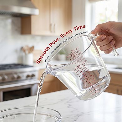 3Pcs Measuring Cup, Liquid PS Material Measuring Cup for Measuring and Pouring without Spilling