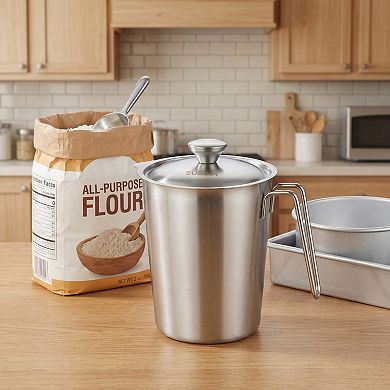1500ml Measuring Cup, Liquid Stainless Steel Measuring Cup for Kitchen Use, Ideal for Measuring