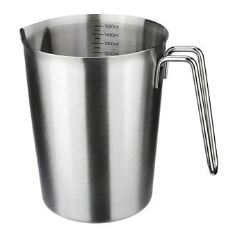 1500ml Measuring Cup, Liquid Stainless Steel Measuring Cup for Kitchen Use, Ideal for Measuring