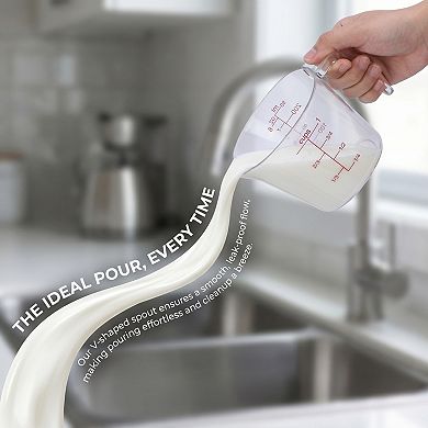 250ml Measuring Cup, Liquid PS Material Measuring Cup for Measuring and Pouring without Spilling