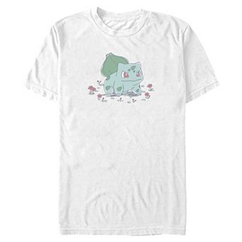 Big & Tall Pokémon Bulbasaur Flower Garden Graphic Tee