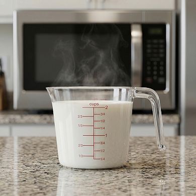500ml Measuring Cup, Liquid PS Material Measuring Cup for Measuring and Pouring without Spilling
