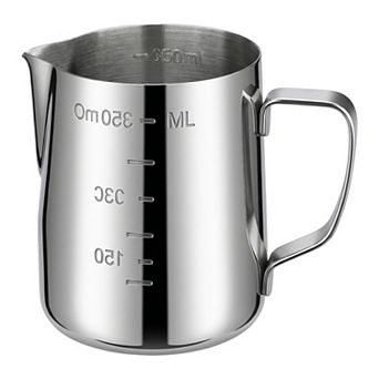 Measuring Cup, Basic Stainless Steel Measuring Cup for Kitchen Baking, Easy to Clean and Store 350ml