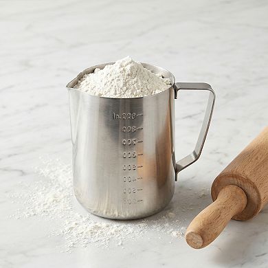 900ml Measuring Cup, Basic Stainless Steel Measuring Cup for Kitchen Baking, Easy to Clean and Store