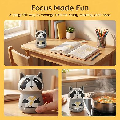 60 Minute Kitchen Timer, Digital Visual Timer for Student and Adults, Countdown Clock