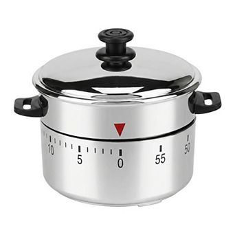 2.8"x2.8"x2.4" 60 Minute Kitchen Timer, Digital Visual Timer for Adults, Alarm Countdown Clock