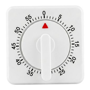 2.8"x2.8"x2.1" 60 Minute Kitchen Timer, Digital Visual Timer for and Adults, Alarm Countdown Clock