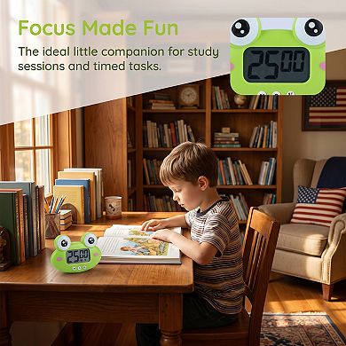 4.5"x3.2" Digital Kitchen Timer, Loud Alarm Clock with Magnetic Backing and Stand, Ideal for Cooking