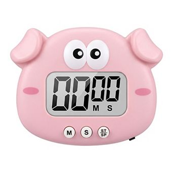 4.1"x3.1" Digital Kitchen Timer, Loud Alarm Clock with Magnetic Backing and Stand, Ideal for Cooking