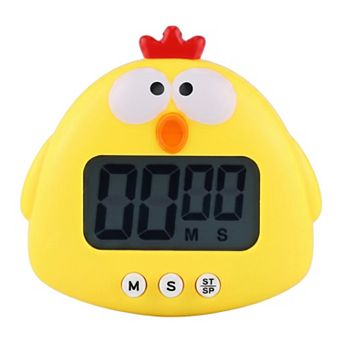 Digital Kitchen Timer, Loud Alarm Clock with Magnetic Backing and Stand for Cooking 3.7x3.6 inch