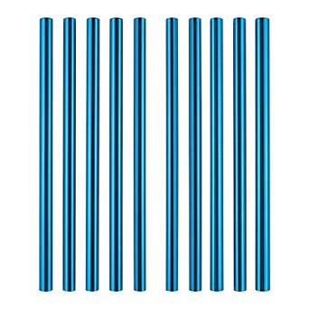 10 pc Reusable Straws, Stainless Steel Straws, Long Drinking Straws for 40 oz Tumbler