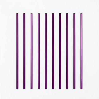 10 pc Reusable Straws, Stainless Steel Straws, Long Drinking Straws for 40 oz Tumbler