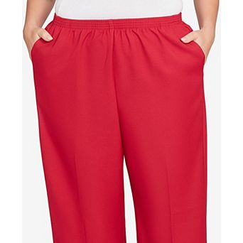 Plus Size Alfred Dunner Classic Pull-On Short Length Pants