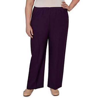 Plus Size Alfred Dunner Classic Pull-On Pants