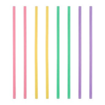 11.5 inch 8 pc Reusable Straws, Silicone Regular Straws , Drinking Straws for 40 oz Tumbler