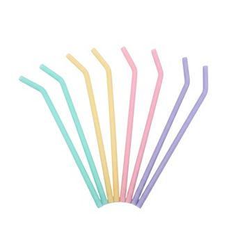 11.6" 8 pc Reusable Straws, Silicone Regular Straws , Drinking Straws for 40 oz Tumbler