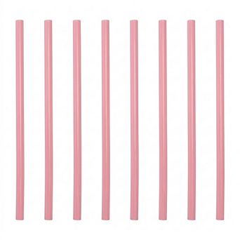 0.4x11.8 inch 8 pc Reusable Silicone Straws, Long Drinking Straws for 40 oz Tumbler