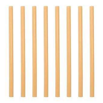 0.4x11.8 inch 8 pc Reusable Silicone Straws, Long Drinking Straws for 40 oz Tumbler