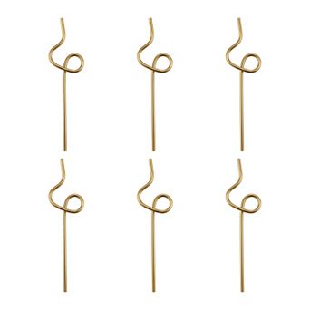 6 pc Reusable Straws, Stainless Steel, Long Drinking Straws for 40 oz Tumbler