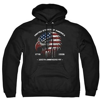 Big & Tall USA 250th American Eagle Graphic Pullover Hoodie