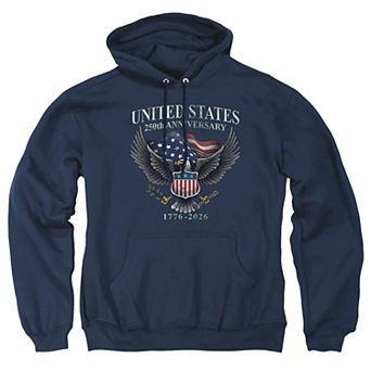 Big & Tall USA 250th Winged Eagle Graphic Pullover Hoodie