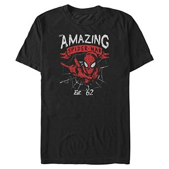 Big & Tall Marvel The Amazing Spider-Man Est. 62 Graphic Tee