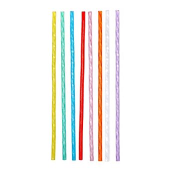 12" Reusable Straws, Plastic Straws, Long Drinking Straws for 40 oz Tumbler, Perfect for Home 8 pc