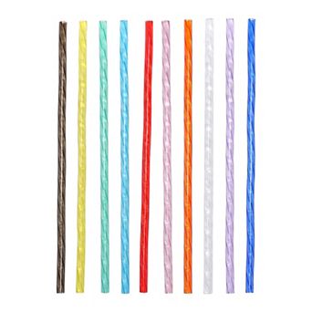 12" Reusable Straws, Plastic Straws, Long Drinking Straws for 40 oz Tumbler, Perfect for Home 10 pc