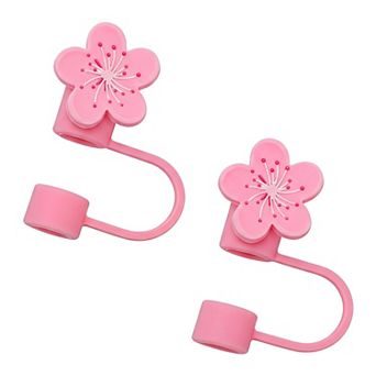 2 pc Silicone Straw Caps, Reusable Dust-Proof Straw Toppers Suitable for 30oz and 40oz Tumblers