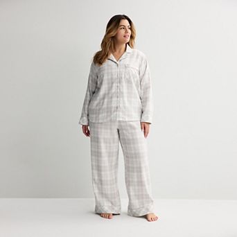 Plus Size Sonoma Goods For Life® Holiday Pajama Top & Pajama Bottoms Set