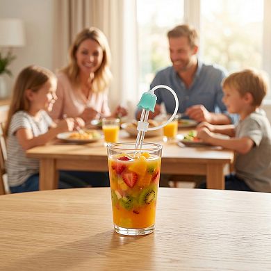 2 Pcs Solid Silicone Straw Caps for 10mm Tumblers, Reusable Dust-Proof Straw Toppers
