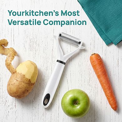 6.7"x3" Stainless Steel Vegetable Peeler, Durable Potato Peeler with Ergonomic Handle, for Kitchen