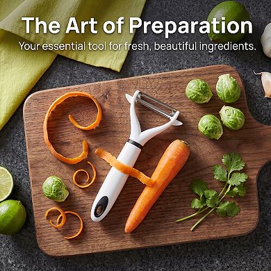 6.7"x3" Stainless Steel Vegetable Peeler, Durable Potato Peeler with Ergonomic Handle, for Kitchen