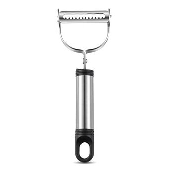 Stainless Steel Vegetable Peeler with Ergonomic Handle - Durable Potato Peeler 5.9x2.2 inch