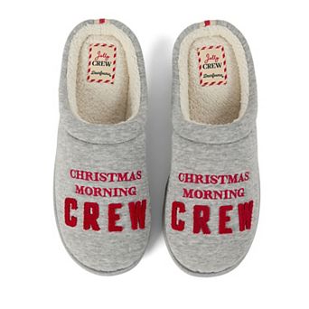 Dearfoams Christmas Morning Men's Slip-On Slippers