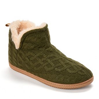 Dearfoams Brixen Men's Knit Bootie Slippers