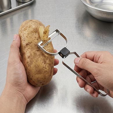 5.6"x2.1" Stainless Steel Vegetable Peeler, Durable Potato Peeler with Ergonomic Handle for Kitchen
