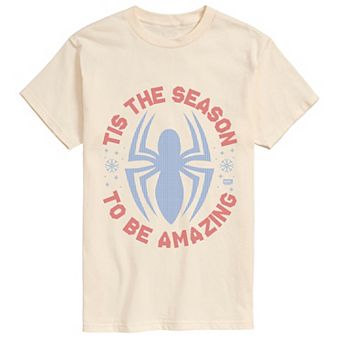 Big & Tall Spider-Man “'Tis the Season to Be Amazing” Holiday Graphic T-Shirt