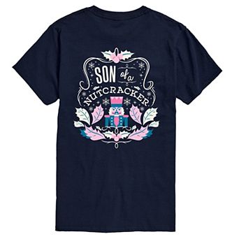 Big & Tall Elf Son Of A Nutcracker Short Sleeve Graphic T-Shirt