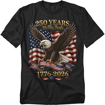 Big & Tall USA 250th We the People Eagle Graphic Tee