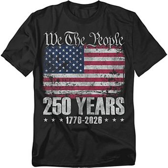 Big & Tall USA 250th We the People Graphic Tee