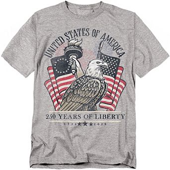 Big & Tall USA 250 Years of Liberty Graphic Tee