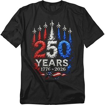 Big & Tall USA 250 Year Jets Graphic Tee
