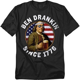 Big & Tall USA 250th Ben Drankin Since 1776 Graphic Tee