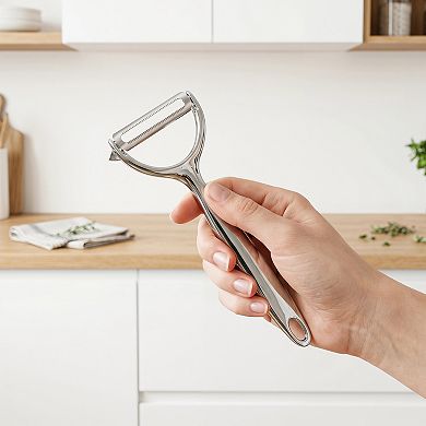 2 PCS Stainless Steel Y Vegetable Peeler Durable Potato Peeler with Handle 5.9x2.4 inch
