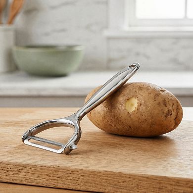 6.1"x2.4" 2 PCS Stainless Steel Y Vegetable Peeler, Durable Potato Peeler with Ergonomic Handle