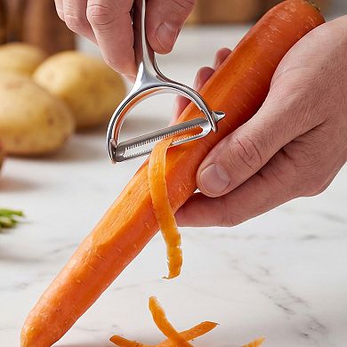 6.1"x2.4" 2 PCS Stainless Steel Y Vegetable Peeler, Durable Potato Peeler with Ergonomic Handle