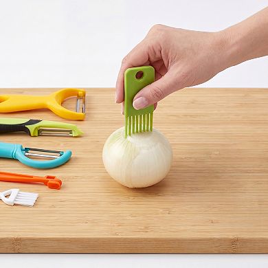 6Pcs Plastic Vegetable Peeler Set, Durable Potato and Orange Peeler with Ergonomic Handle