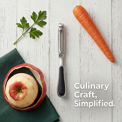 Stainless Steel Vegetable Peeler with Comfortable Ergonomic Handle 6.3x1 inch