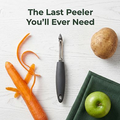 7.9"x0.7" Stainless Steel Vegetable Peeler, Classic Y Frame Potato Peeler with Hangable Loop